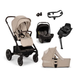 Nuna MIXX next + PIPA next Generation Travel System - Biscotti